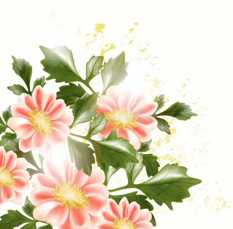 花葡萄酒模式 库存例证
