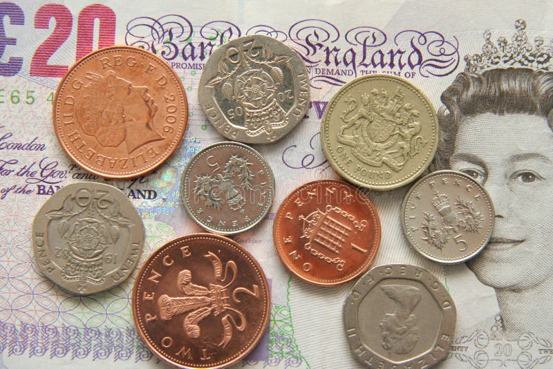 英国二1英镑硬币 库存图片. 图片 包括有 英国二1英镑硬币 48456923