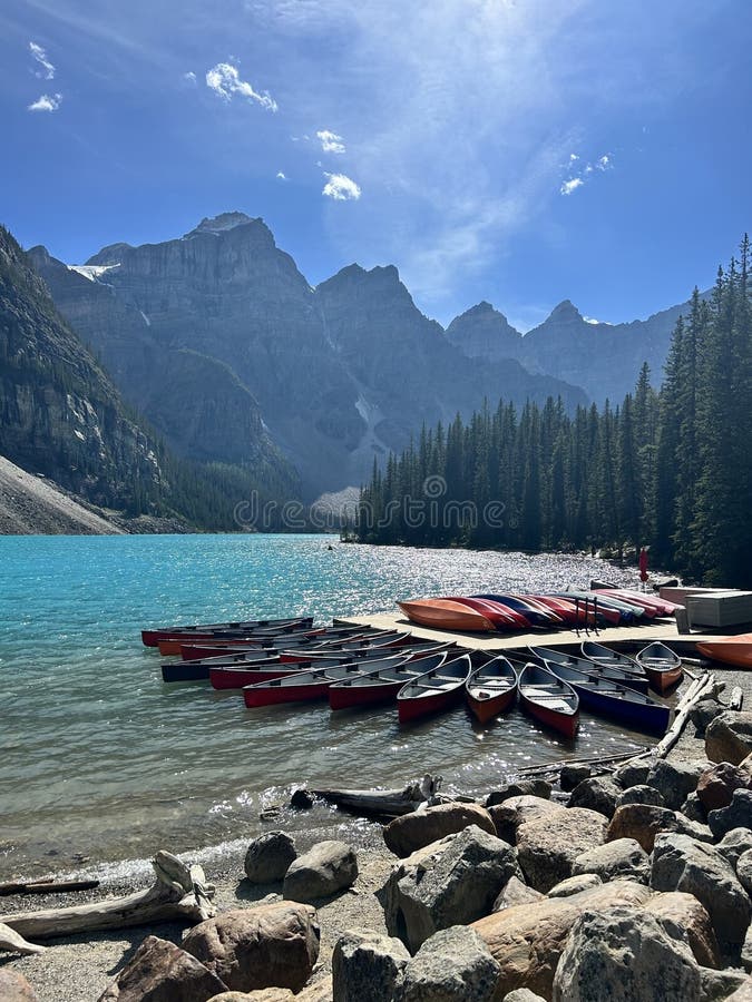 莫兰湖 图库摄影