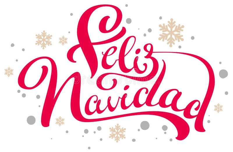 菲利兹navidad文本从西班牙语的圣诞快乐翻译 皇族释放例证 菲利兹navidad文本从西班牙语的圣诞快乐翻译 皇族释放例证