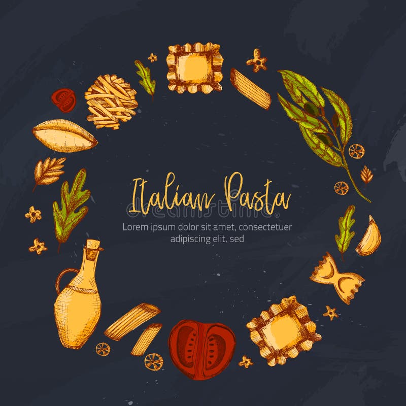 Vintage menu template for brochure design in sketch style. Delicious italian restaurant dinner. Design food background template. Vintage menu template for brochure design in sketch style. Delicious italian restaurant dinner. Design food background template