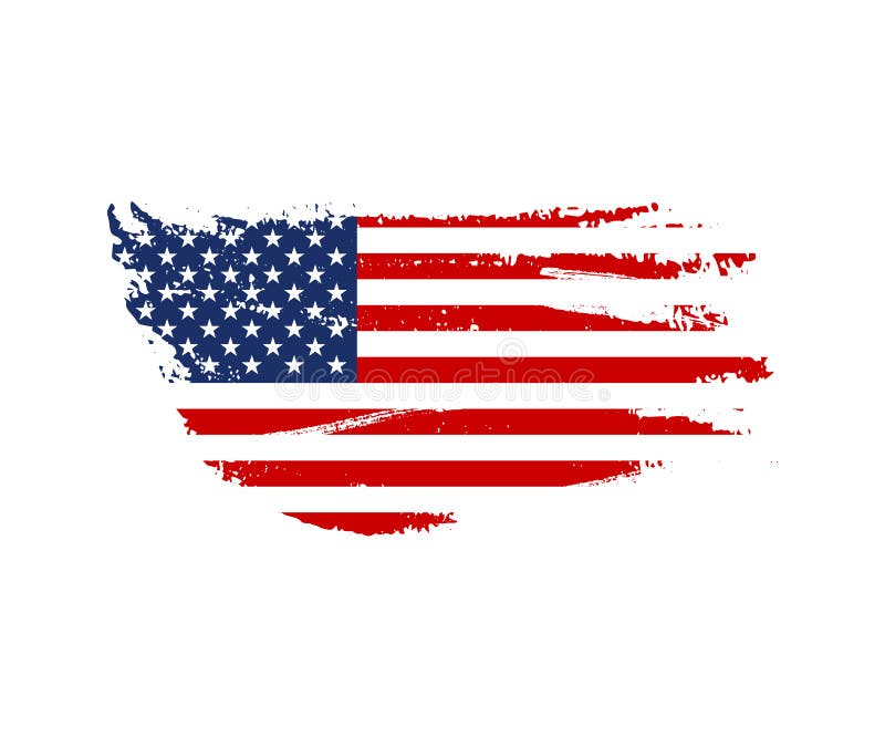葡萄酒美国旗子例证 在难看的东西纹理的传染媒介美国国旗 皇族释放例证 葡萄酒美国旗子例证 在难看的东西纹理的传染媒介美国国旗 皇族释放例证