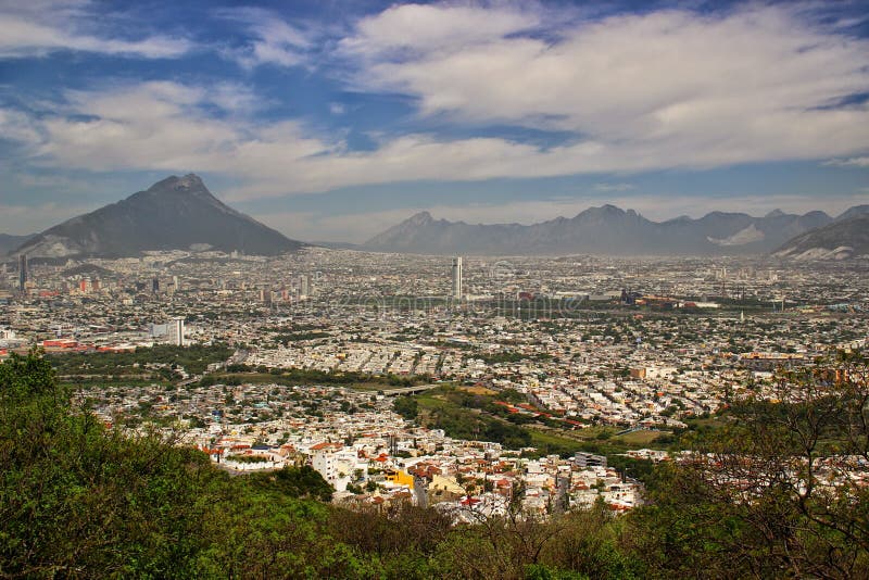 The urban sprawl of Monterrey, Mexico. The urban sprawl of Monterrey, Mexico.