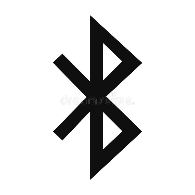 蓝牙 - 库存矢量图 皇族释放例证