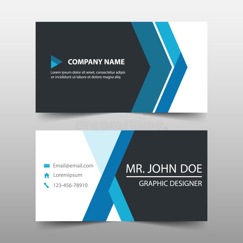 Blue corporate business card, name card template ,horizontal simple clean layout design template , Business banner template for website. Blue corporate business card, name card template ,horizontal simple clean layout design template , Business banner template for website