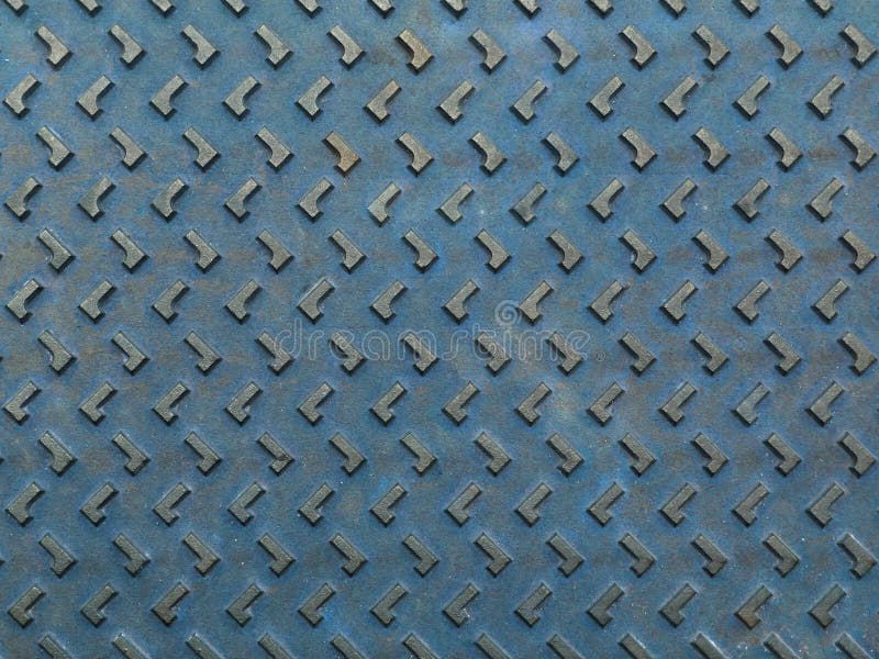 蓝色生锈的钢基底板材纹理