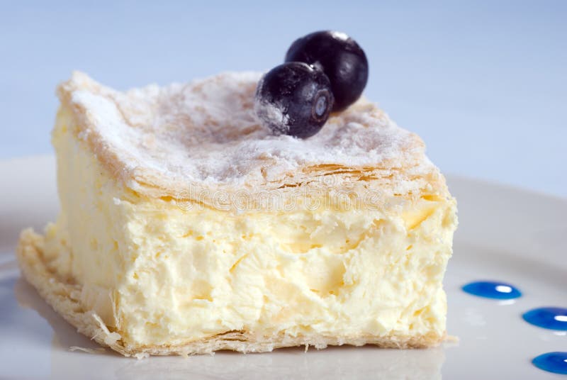 蓝莓蛋糕乳蛋糕牌照正方形
