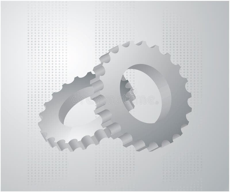 抽象工业背景 向量例证