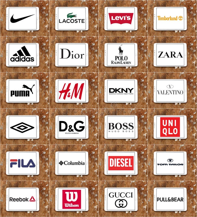 衣物品牌和商标
