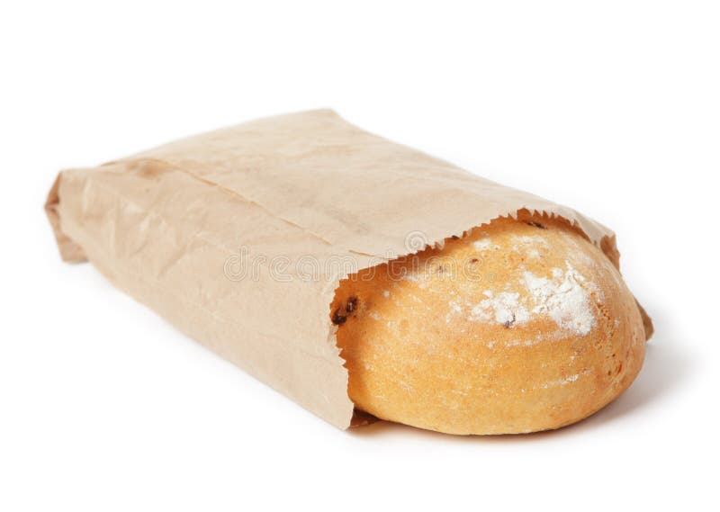 袋子面包大面包纸张白色