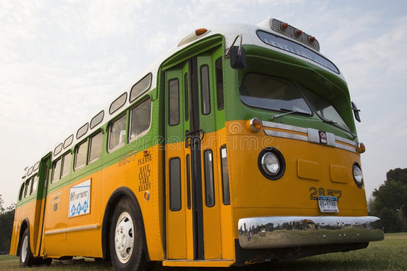 Restored bus Rosa Parks sat in December 1, 1955 from Montgomery Alabama on Cleveland Avenue, is seen in Washington, D.C. National Mall, for the 50th Anniversary of the march on Washington and Martin Luther King's I Have A Dream Speech. Restored bus Rosa Parks sat in December 1, 1955 from Montgomery Alabama on Cleveland Avenue, is seen in Washington, D.C. National Mall, for the 50th Anniversary of the march on Washington and Martin Luther King's I Have A Dream Speech