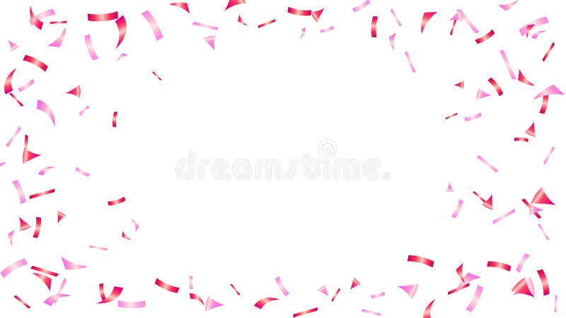 装饰节庆贺卡及模板的矢量粉红五彩纸框背景 皇族释放例证