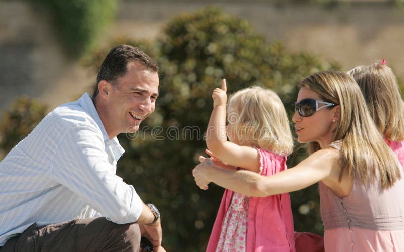 西班牙王室 库存图片