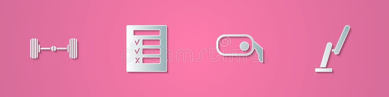 Set paper cut Chassis car, Car inspection, rearview mirror and Windscreen wiper icon. Paper art style. Vector. Set paper cut Chassis car, Car inspection, rearview mirror and Windscreen wiper icon. Paper art style. Vector.