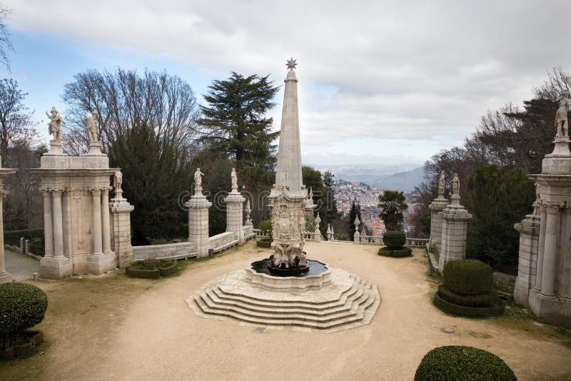 诺萨Senhora dos Remedios教会, Lamego,在葡萄牙 免版税库存图片 诺萨Senhora dos Remedios教会, Lamego,在葡萄牙 免版税库存图片