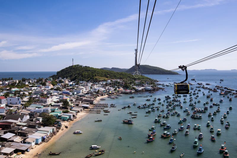 越南建安省的福阔岛 免版税库存照片