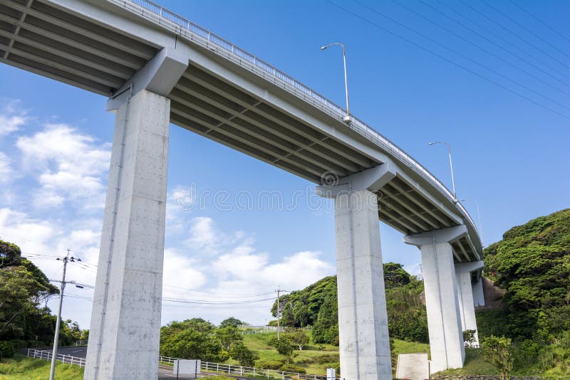跨线桥桥梁 免版税库存照片