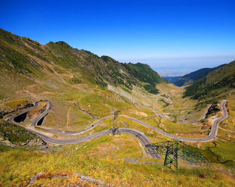 路transfagarasan的罗马尼亚 库存图片 路transfagarasan的罗马尼亚 库存图片