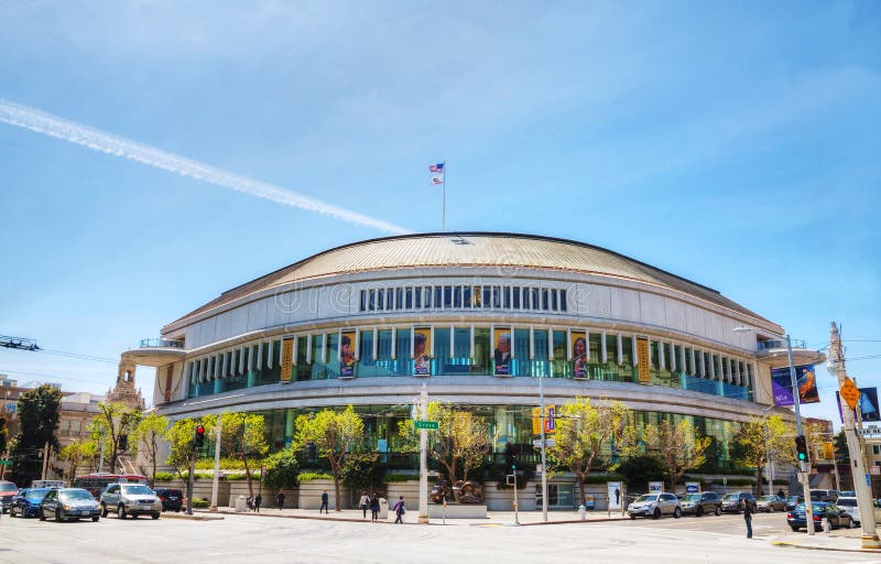 SAN FRANCISCO - APRIL 23: Louise M. Davies Symphony hall on April 23, 2014 in San Francisco, California. Its the concert hall component of the San Francisco War Memorial and Performing Arts Center. SAN FRANCISCO - APRIL 23: Louise M. Davies Symphony hall on April 23, 2014 in San Francisco, California. Its the concert hall component of the San Francisco War Memorial and Performing Arts Center.