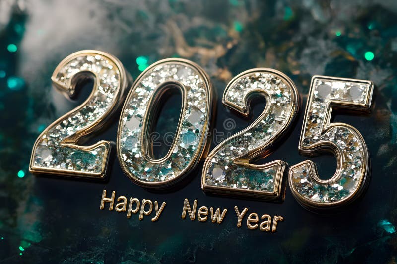 迎接2025年新年 库存图片