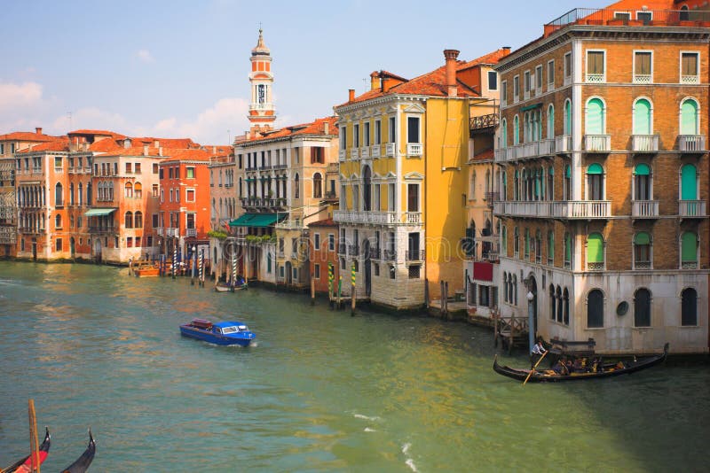 Venice grand channel, panoramic, Italy. Venice grand channel, panoramic, Italy