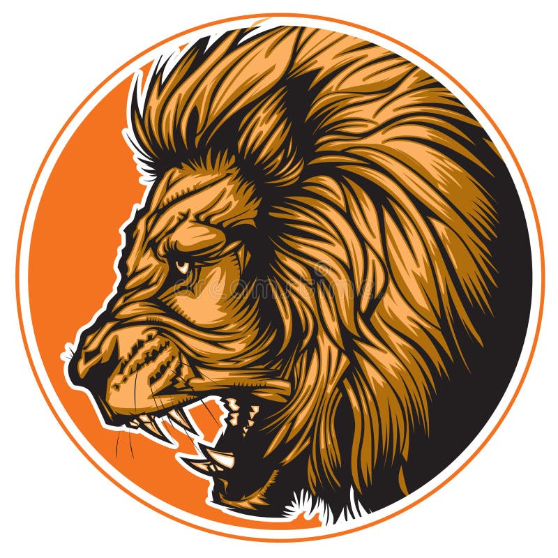 Lion representing Leo zodiac sign or just a sharp vector graphic for general use. Layered and easy to edit. Lion representing Leo zodiac sign or just a sharp vector graphic for general use. Layered and easy to edit.