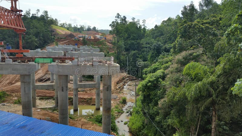 道路工程斯里兰卡桥梁建筑站点 库存图片 道路工程斯里兰卡桥梁建筑站点 库存图片