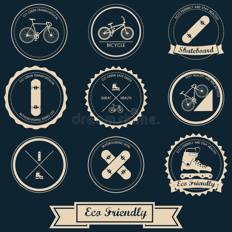 Urban transportation label with vintage style. Urban transportation label with vintage style