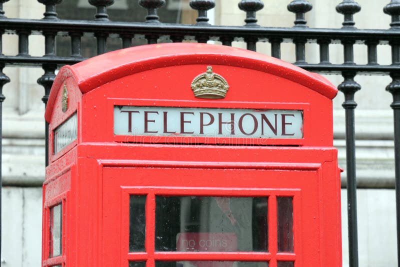 配件箱伦敦红色电话