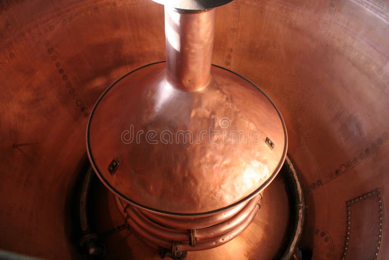 A large copper brewing vessel at the Hook Norton brewery in Oxfordshire, England. A large copper brewing vessel at the Hook Norton brewery in Oxfordshire, England