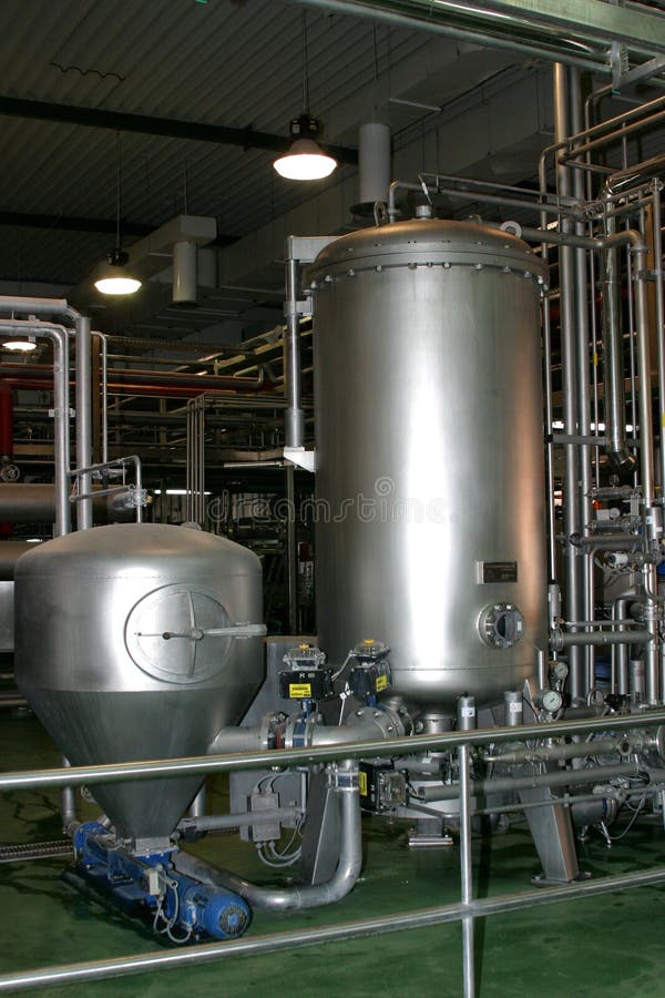 Beer factory. Technological process of manufacturing of beer. Beer factory. Technological process of manufacturing of beer