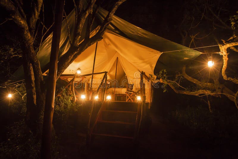 Luxury tent for camping in style South Africa. Luxury tent for camping in style South Africa