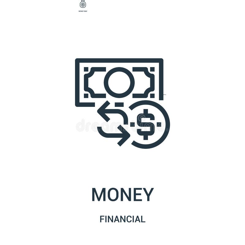 金钱从财政收藏的象传染媒介 稀薄的线金钱概述象传染媒介例证 线性标志为在网的使用和 向量例证 金钱从财政收藏的象传染媒介 稀薄的线金钱概述象传染媒介例证 线性标志为在网的使用和 向量例证
