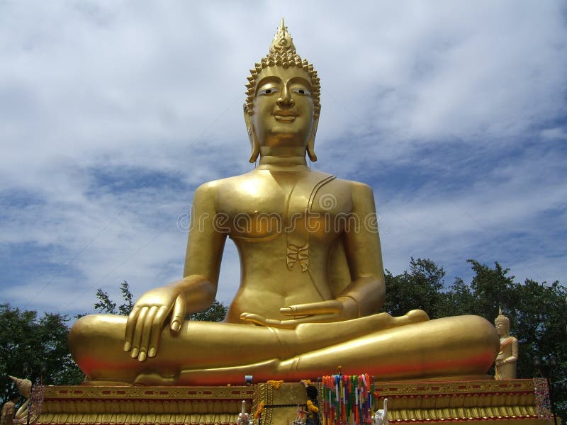 Big Buddha at Pattaya, Thailand (Phra Tmanak Hill - Khao Phra Bat Temple). Big Buddha at Pattaya, Thailand (Phra Tmanak Hill - Khao Phra Bat Temple)
