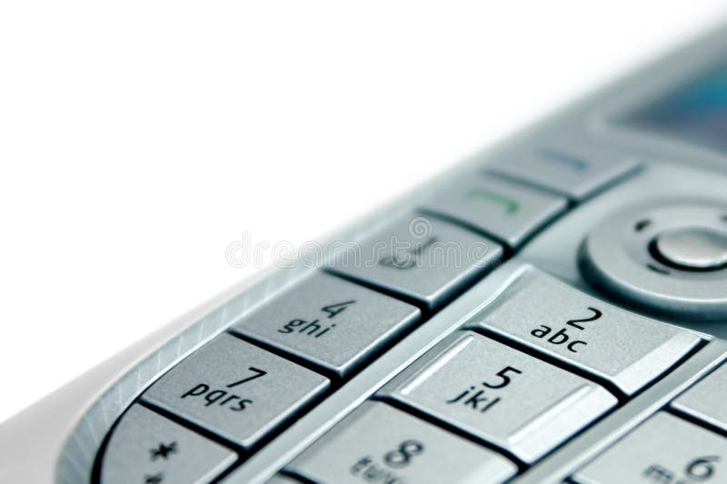 键盘smartphone 免版税库存图片