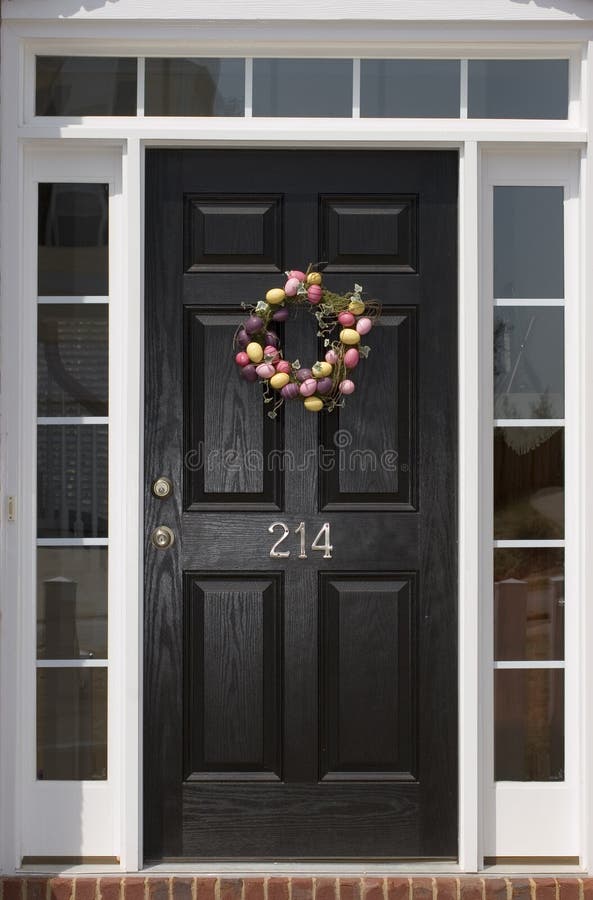 门前面 免版税库存照片