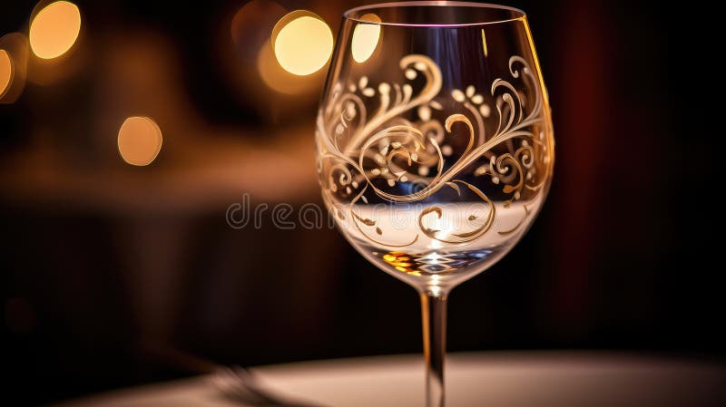 闭门酒杯晚餐会 向量例证
