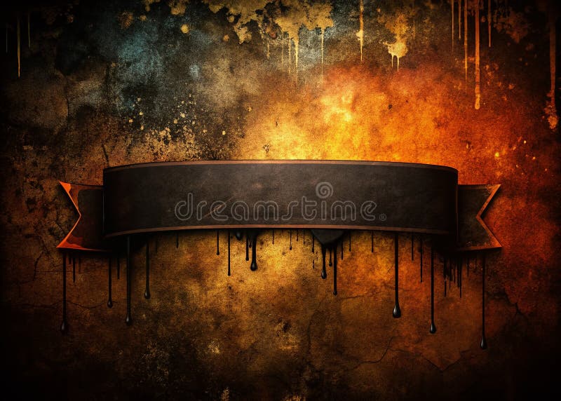 阴郁前卫的格朗基旗工业灵感的抽象艺术 向量例证