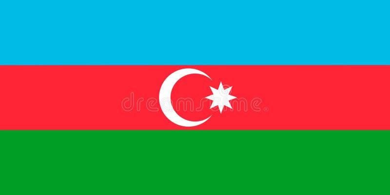 阿塞拜疆国旗插图