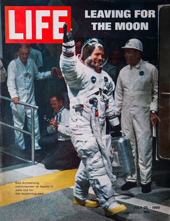 The cover of the July 25, 1969, Life Magazine, reporting on Apollo 11, the first manned mission to land on the moon. The cover of the July 25, 1969, Life Magazine, reporting on Apollo 11, the first manned mission to land on the moon.