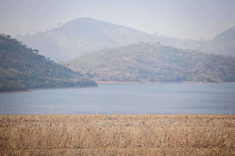 Akosombo power station supplies with energy almost whole Ghana and half of Togo, West Africa. Akosombo power station supplies with energy almost whole Ghana and half of Togo, West Africa.