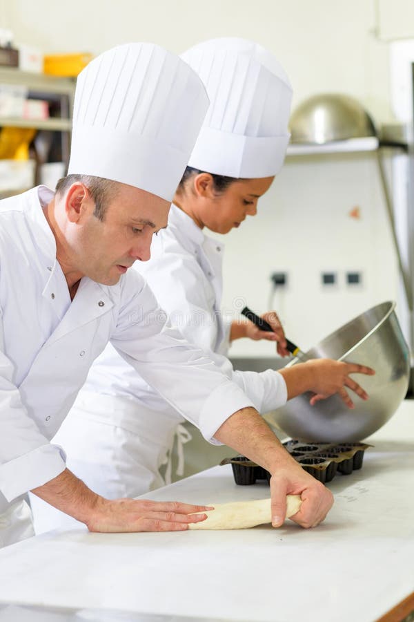 面包店工人 图库摄影