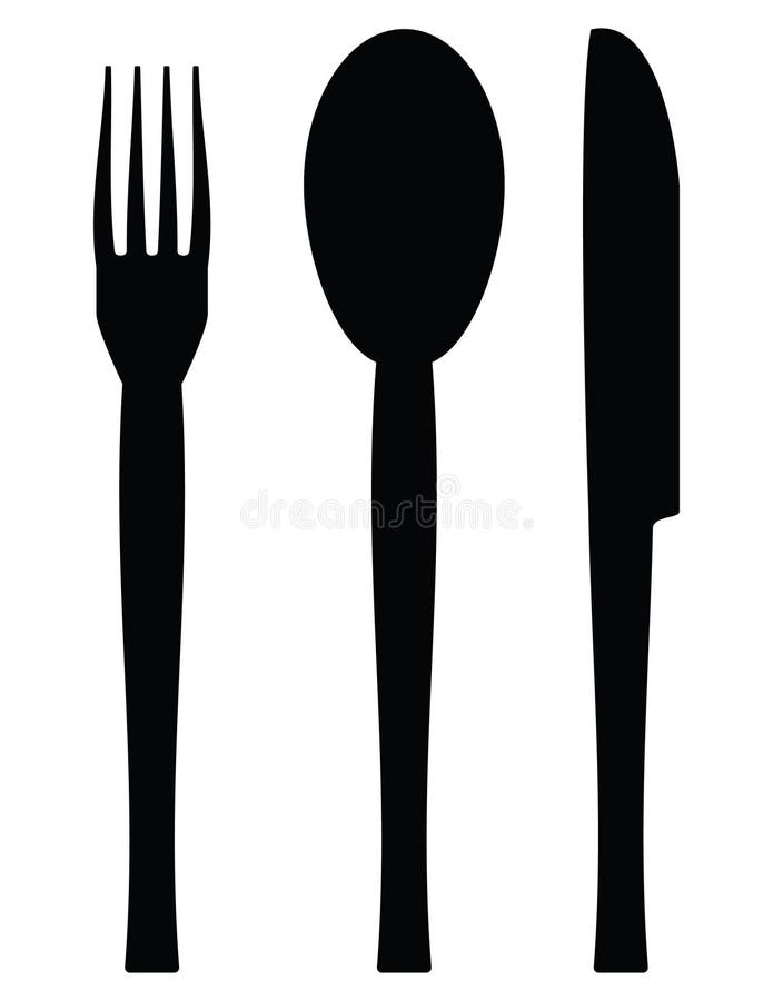 Set of three dishware silhouette in vector mode. Set of three dishware silhouette in vector mode