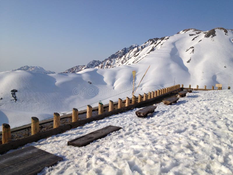 馆山Kurobe高山路线(日本阿尔卑斯) 库存照片 馆山Kurobe高山路线(日本阿尔卑斯) 库存照片
