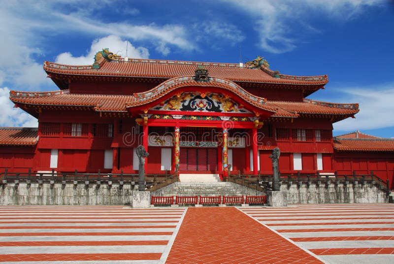 Seiden or main hall at Shuri Castle, Naha, Okinawa, Japan. Seiden or main hall at Shuri Castle, Naha, Okinawa, Japan.