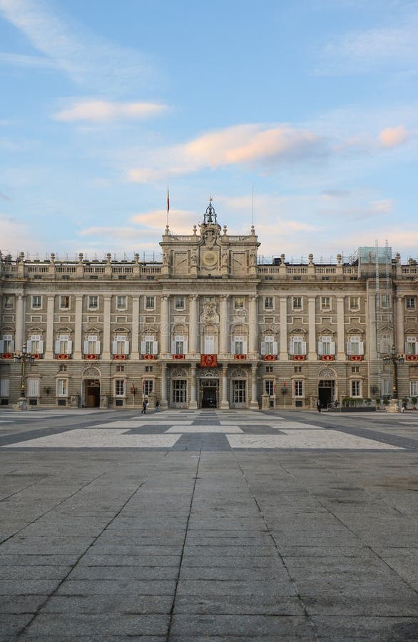 马德里皇宫，西班牙 免版税库存照片