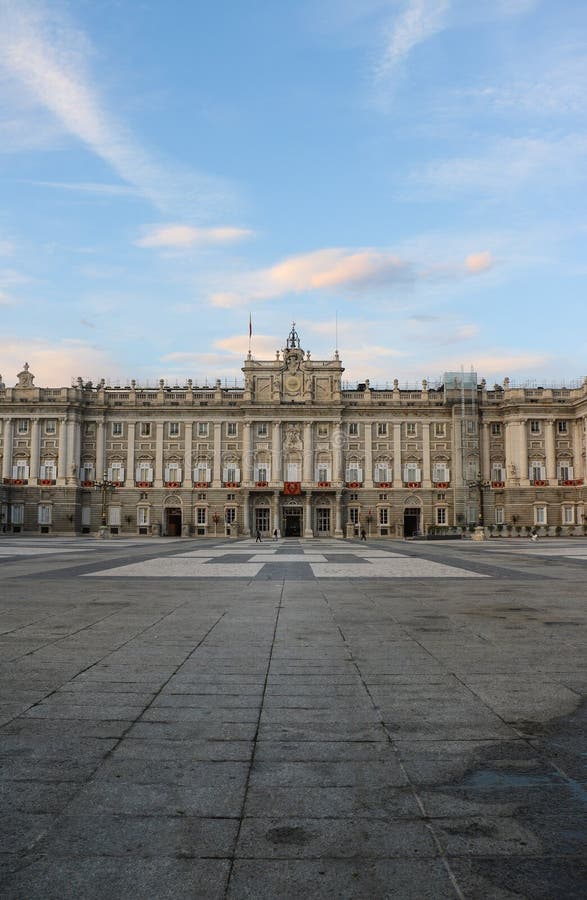 马德里皇宫，西班牙 库存图片