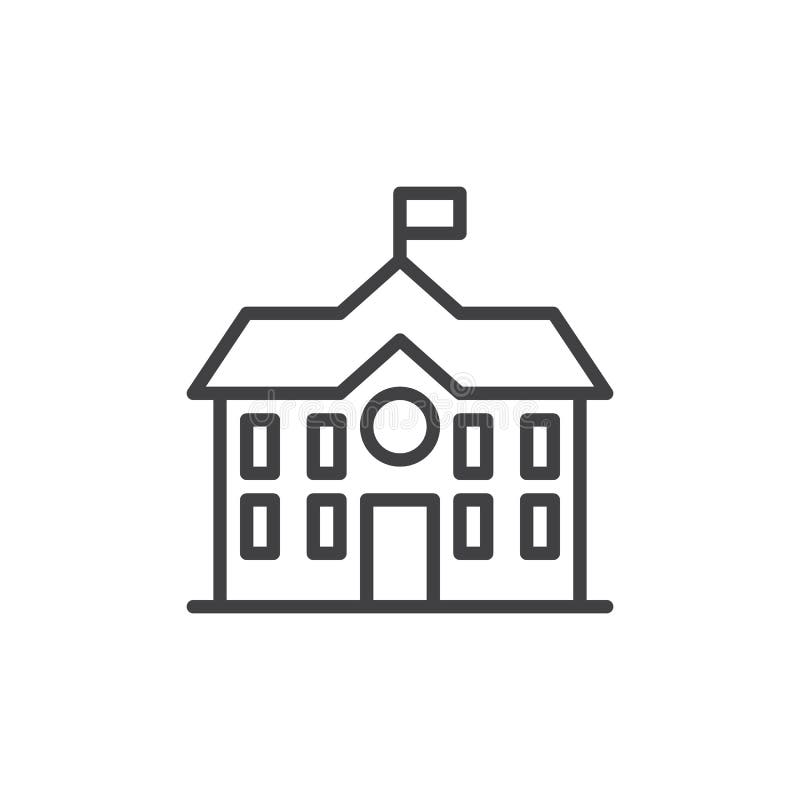 高中建筑限界象 皇族释放例证