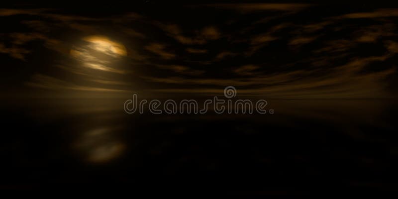 高分辨率HDRI地图:equirectangular投射的环境地图在日出,球状全景, 3d例证backgroun 库存照片 高分辨率HDRI地图:equirectangular投射的环境地图在日出,球状全景, 3d例证backgroun 库存照片