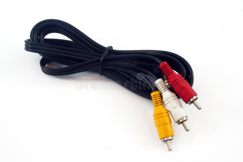 High quality audio video cable, signal transmission. High quality audio video cable, signal transmission